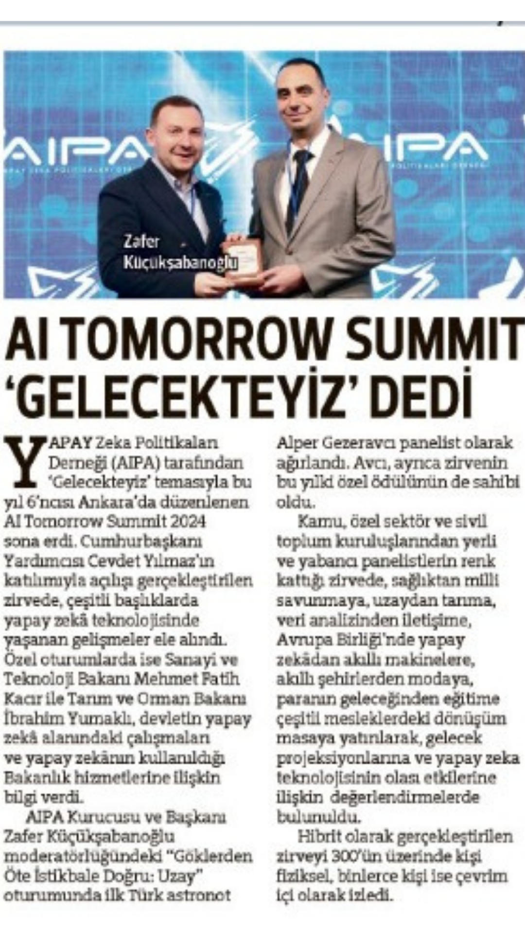 AI Tomorrow Summit 